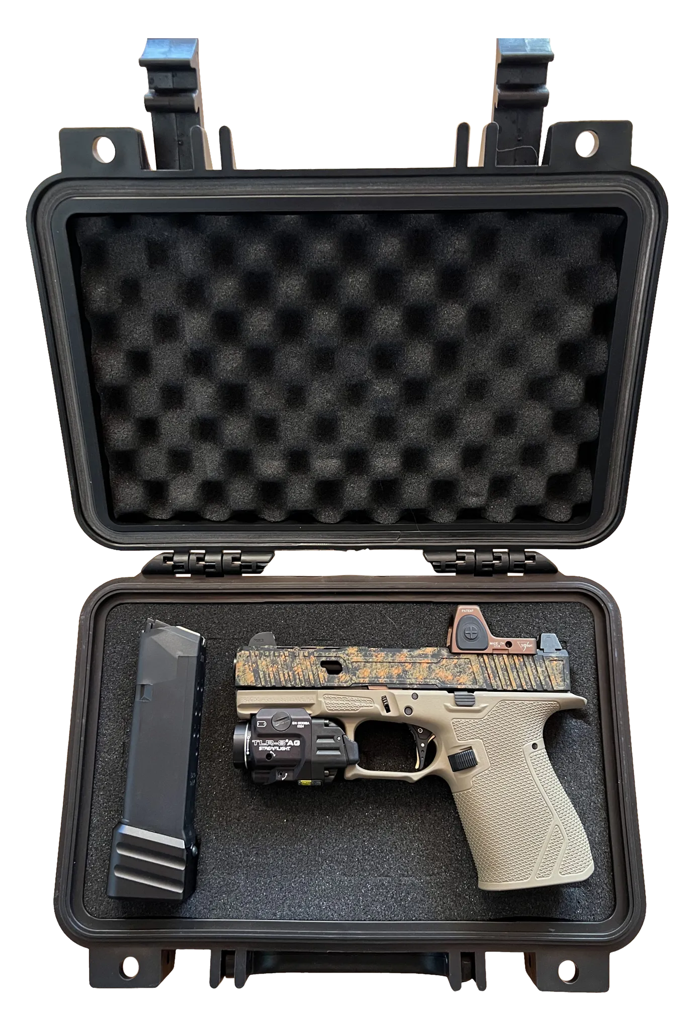 Precise Arms PA19x9mm Splatter Camo Custom 9mm Pistol - Image 5