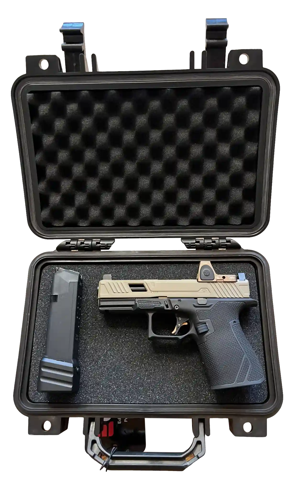 The best 9 mm FDE & Black custom built by PreciseArms with box